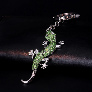 TOGORY Lucky Lizard Crystal Novelty Animal trendy πορτοφόλι μπρελόκ Τσάντα πόρπη Κρεμαστό τσάντα χειρός για μπρελόκ αυτοκινήτου γυναίκες