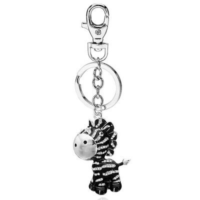 TOGORY Lucky Lizard Crystal Novelty Animal moderns atslēgu piekariņš somiņa sprādze rokassomu kulons automašīnu atslēgu piekariņu turētājam sievietēm