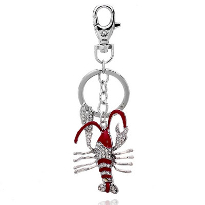 TOGORY Lucky Lizard Crystal Novelty Animal moderns atslēgu piekariņš somiņa sprādze rokassomu kulons automašīnu atslēgu piekariņu turētājam sievietēm