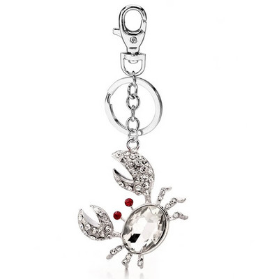 TOGORY Lucky Lizard Crystal Novelty Animal moderns atslēgu piekariņš somiņa sprādze rokassomu kulons automašīnu atslēgu piekariņu turētājam sievietēm