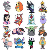 LT930 Χαριτωμένο σμάλτο καρφίτσα βελονιά καρφίτσες Τσάντα καρφίτσες πέτου Σήμα κινουμένων σχεδίων Σακίδιο πλάτης Διακόσμηση Κοσμήματα Παιδικά Αξεσουάρ δώρου