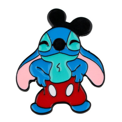 LT930 Χαριτωμένο σμάλτο καρφίτσα βελονιά καρφίτσες Τσάντα καρφίτσες πέτου Σήμα κινουμένων σχεδίων Σακίδιο πλάτης Διακόσμηση Κοσμήματα Παιδικά Αξεσουάρ δώρου