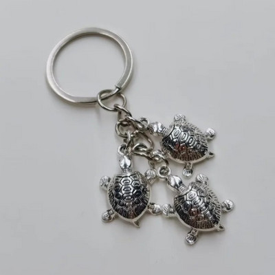 Hot New 1τμχ / παρτίδα Fashion Vintage Alloy Χελώνα Γούρι Μπρελόκ Δώρα Θαλάσσια χελώνα Μπρελόκ Αξεσουάρ Μπρελόκ Κοσμήματα