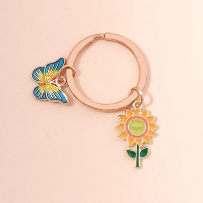 Jauki atslēgu piekariņi Bohēmijas sakausējuma saules spalvu piekariņi atslēgu piekari auto atslēgas sievietēm vīriešiem rokassomu piekariņi atslēgu piekariņi DIY aksesuāri