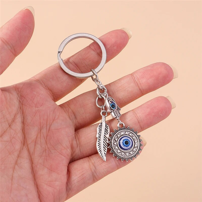 Jauki atslēgu piekariņi Bohēmijas sakausējuma saules spalvu piekariņi atslēgu piekari auto atslēgas sievietēm vīriešiem rokassomu piekariņi atslēgu piekariņi DIY aksesuāri