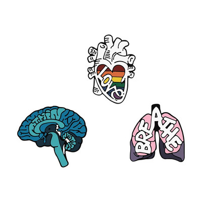 2-4gab/komplekts Radošās medicīniskās adatas Adatu stetoskops Sirds orgānu piespraudes medmāsai Ārsta soma Atloks nozīmītes Rotaslietas Dāvanas Vairumtirdzniecība