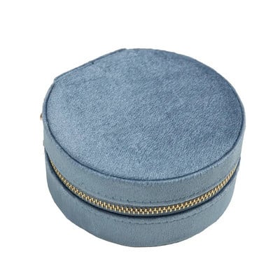 Ümmargune tõmblukuga ehtekarp Mini kaasaskantavad kõrvarõngad sõrmus käevõru hoiukarp Multifunktsionaalne ehteümbris naistele, mood Lihtne