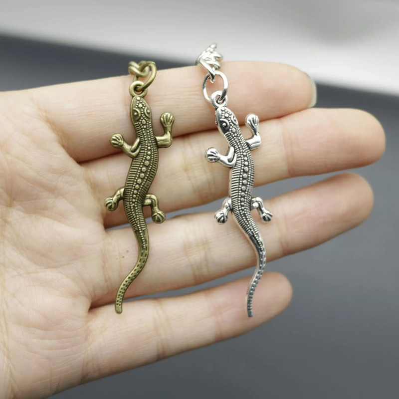 Vīriešu radošais atslēgu piekariņš, sakausējums Lizard Retro atslēgu piekariņš