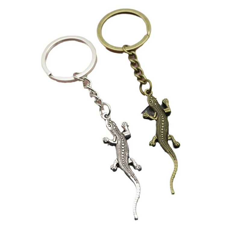 Vīriešu radošais atslēgu piekariņš, sakausējums Lizard Retro atslēgu piekariņš