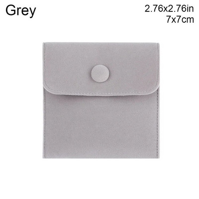 1 kom Zaštita od prašine Prijenosna mekana baršunasta torbica za nakit Torbica za pakiranje gumba Ogrlica Naušnice Narukvica Torbica za pohranu