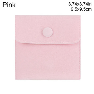 1 kom Zaštita od prašine Prijenosna mekana baršunasta torbica za nakit Torbica za pakiranje gumba Ogrlica Naušnice Narukvica Torbica za pohranu