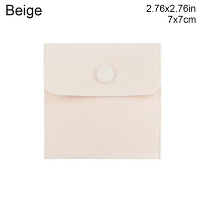 1 kom Zaštita od prašine Prijenosna mekana baršunasta torbica za nakit Torbica za pakiranje gumba Ogrlica Naušnice Narukvica Torbica za pohranu