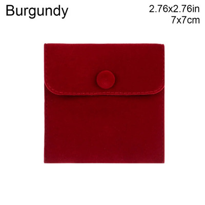 1 kom Zaštita od prašine Prijenosna mekana baršunasta torbica za nakit Torbica za pakiranje gumba Ogrlica Naušnice Narukvica Torbica za pohranu