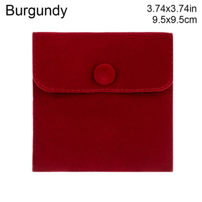 1 kom Zaštita od prašine Prijenosna mekana baršunasta torbica za nakit Torbica za pakiranje gumba Ogrlica Naušnice Narukvica Torbica za pohranu
