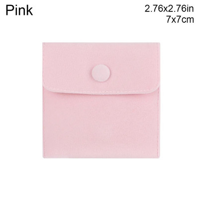 1 kom Zaštita od prašine Prijenosna mekana baršunasta torbica za nakit Torbica za pakiranje gumba Ogrlica Naušnice Narukvica Torbica za pohranu