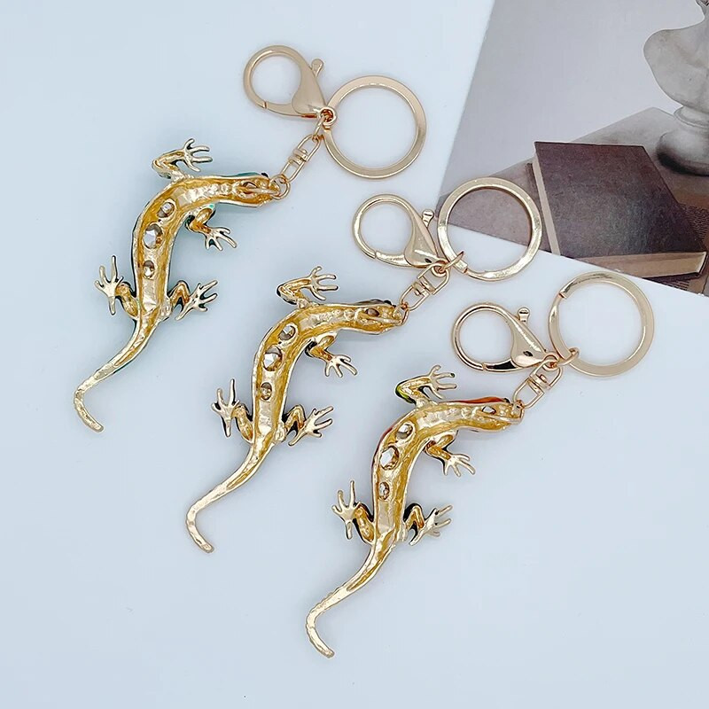 EASYA 2022 inkrustēts kalnu strēles mirdzošs ķirzakas atslēgu piekariņš Klasisks luksusa piederumu maisiņš, kas rotā kāzu dāvanas viesiem