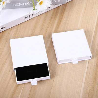 Paks jõupaberi sahtel ehete pakkekarp korraldaja ehete hoiuümbris sõrmus kaelakee käevõru kõrvarõngad kingituste hulgimüük