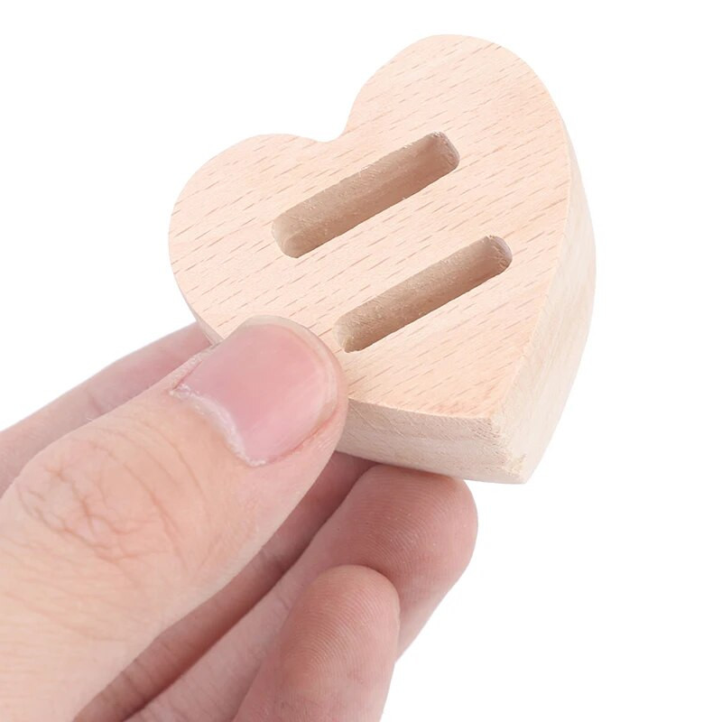 Επαναχρησιμοποιήσιμη ρουστίκ βάση δαχτυλιδιού από φυσικό ξύλο, αξεσουάρ κοσμημάτων Εξάγωνο μικρό δαχτυλίδι, επιτραπέζιο Vintage κομψή βάση οθόνης