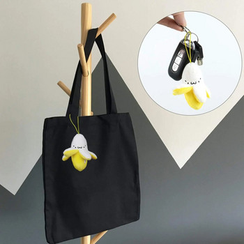 Δημιουργικό κρεμαστό μπρελόκ σε σχήμα μπανάνας Γυναικεία κοριτσίστικα κουκλάκια μαλακά βελούδινα γούρια για τσάντα τηλεφώνου τσάντα διακόσμηση Δώρα διακοπών