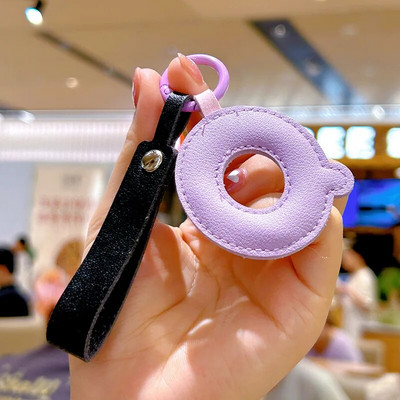 A līdz Z PU ādas sākuma burtu atslēgu piekariņš sievietēm Mode karikatūra konfekšu krāsu soma Tālruņa kulons automašīnas atslēgu piekariņš rotaslietas dāvanas