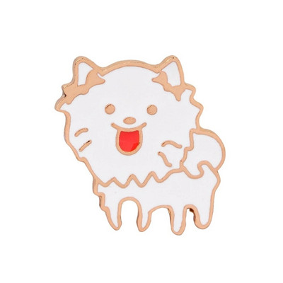 Jauki dzīvnieku suņi kolekcija Emaljas piespraudes multfilma Smieklīga, jauka mājdzīvnieku kucēnu piespraudes Mugursomas krekli Atloks Žetonu aksesuāri Bērniem Dāvanas