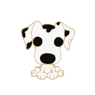 Jauki dzīvnieku suņi kolekcija Emaljas piespraudes multfilma Smieklīga, jauka mājdzīvnieku kucēnu piespraudes Mugursomas krekli Atloks Žetonu aksesuāri Bērniem Dāvanas