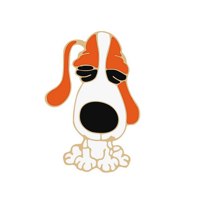 Jauki dzīvnieku suņi kolekcija Emaljas piespraudes multfilma Smieklīga, jauka mājdzīvnieku kucēnu piespraudes Mugursomas krekli Atloks Žetonu aksesuāri Bērniem Dāvanas