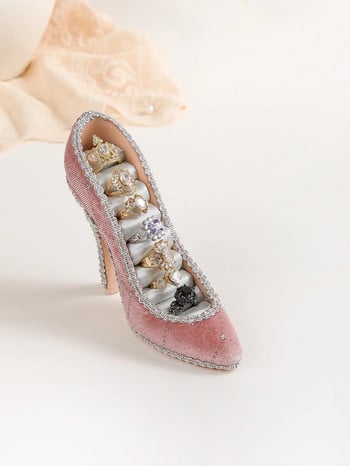 Δημιουργικό μοντέλο φόρεμα με κρεμάστρα κοσμημάτων Ψηλοτάκουνα παπούτσια Σκουλαρίκι Κολιέ Δαχτυλίδι Δαχτυλίδι Θήκη για κοσμήματα Stand Οργάνωση κοσμημάτων Δώρο