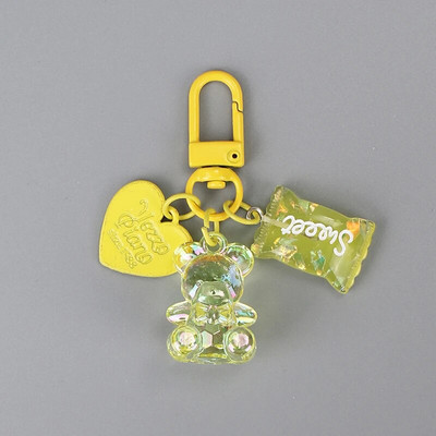 Bling Heart Animal Candy võtmehoidja võtmehoidja sõprade armastajatele Armas loominguline kott Auto kõrvaklappide karbi võtmetarvikud