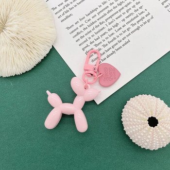 Fashion Art Trendy Jelly Balloon Dog Πολύχρωμη ακρυλική τσάντα με μπρελόκ Κρεμαστό μενταγιόν κινουμένων σχεδίων Creative Love Small Puppy Κρεμαστό Μπρελόκ