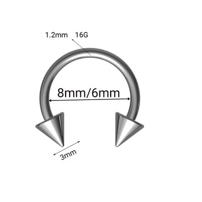 1 τεμ. Ανοξείδωτο ατσάλι μόδας κρύσταλλο CZ Hoop Γυναικεία Tragus Cartilage Helix Studs Σκουλαρίκια Conch Rook Daith Lobe Piercing κόσμημα