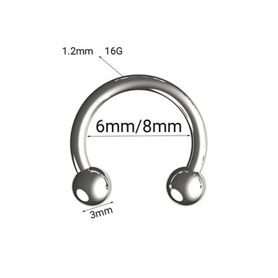 1 τεμ. Ανοξείδωτο ατσάλι μόδας κρύσταλλο CZ Hoop Γυναικεία Tragus Cartilage Helix Studs Σκουλαρίκια Conch Rook Daith Lobe Piercing κόσμημα