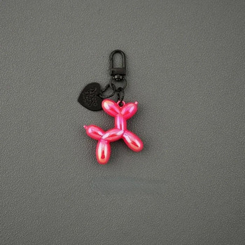 Kawaii Cartoon Balloon Dog Keychain Creative μενταγιόν ζώων για γυναικεία τσάντα Ανδρικό μενταγιόν αυτοκινήτου με κλειδί Κοσμήματα Δώρα μπρελόκ