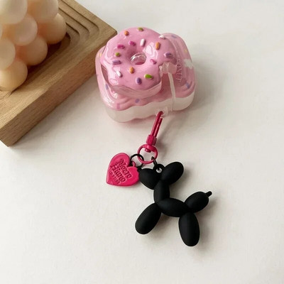 Kawaii Cartoon Balloon Dog Keychain Creative μενταγιόν ζώων για γυναικεία τσάντα Ανδρικό μενταγιόν αυτοκινήτου με κλειδί Κοσμήματα Δώρα μπρελόκ