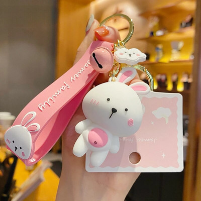 Radošs modes oriģināls dzīvnieku ģimenes atslēgu piekariņš, sieviešu piekariņš grāmatu somām