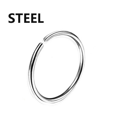 Orrgyűrűk karikák Dupla septum gyűrűk Porc karika fülbevaló Piercing Nariz nyitott, egymásra helyezett karikás orrgyűrűk nőknek és férfiaknak