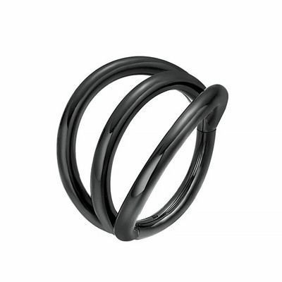 Orrgyűrűk karikák Dupla septum gyűrűk Porc karika fülbevaló Piercing Nariz nyitott, egymásra helyezett karikás orrgyűrűk nőknek és férfiaknak