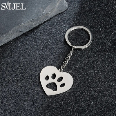 Fashion Pet Memorial Μπρελόκ για σκύλους Κρεμαστό από ανοξείδωτο ατσάλι Ζώο μπρελόκ για γυναίκες Τσάντα κοσμήματα Αξεσουάρ με κλειδί γαλλικού μπουλντόγκ