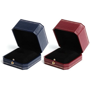  Винтидж дизайн Луксозна кутия за пръстени Перфектен годежен реквизит Валентин Сватбени подаръци Ново 2022 г.