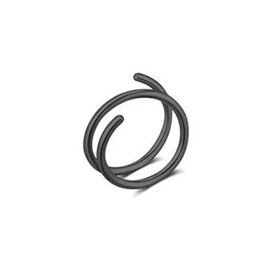 1 gabals divslāņu nerūsējošā tērauda deguna gredzenu kniedes sievietēm 20 g stīpas, savīti skrimslis Tragus starpsienas pīrsingi ķermeņa rotaslietas