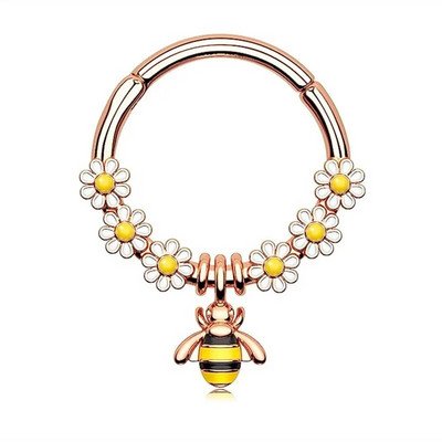 Μόδα κρυστάλλινο ανοξείδωτο ατσάλι με στεφάνι κρίκερ μύτης δαχτυλίδι Γυναικεία Tragus Cartilage Helix Piercing Hoop Σκουλαρίκια Κοσμήματα