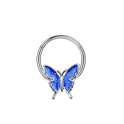 Μόδα κρυστάλλινο ανοξείδωτο ατσάλι με στεφάνι κρίκερ μύτης δαχτυλίδι Γυναικεία Tragus Cartilage Helix Piercing Hoop Σκουλαρίκια Κοσμήματα