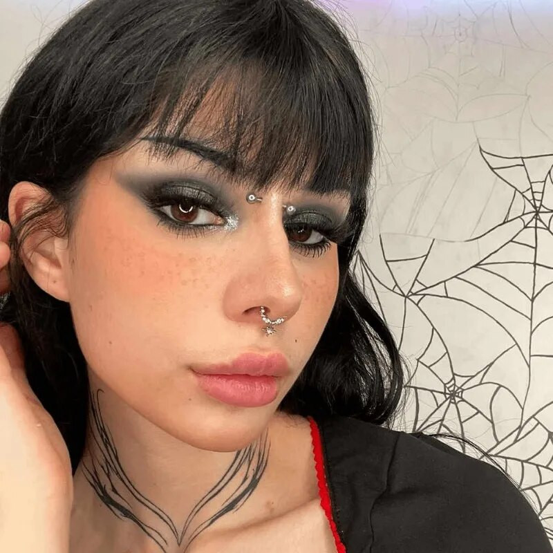 Μόδα κρυστάλλινο ανοξείδωτο ατσάλι με στεφάνι κρίκερ μύτης δαχτυλίδι Γυναικεία Tragus Cartilage Helix Piercing Hoop Σκουλαρίκια Κοσμήματα