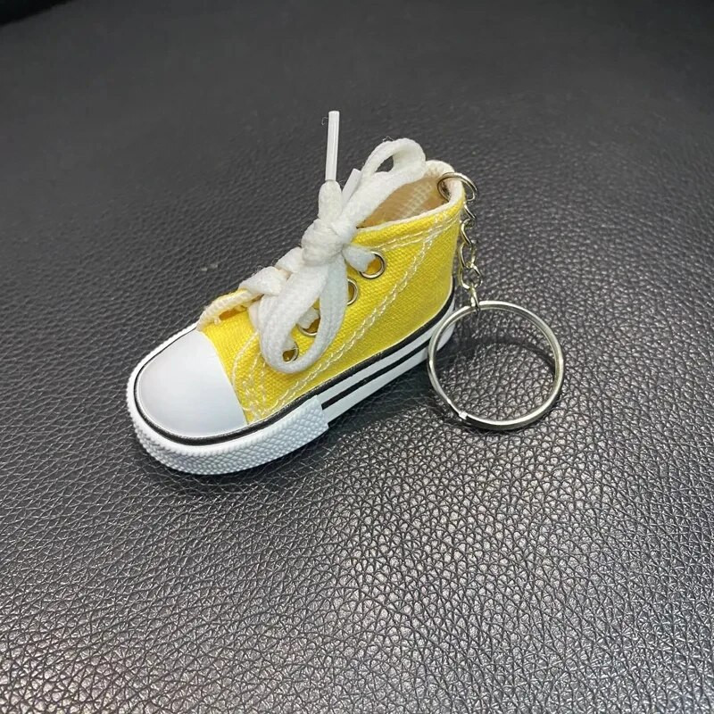 3D πάνινα πάνινα μπρελόκ παπουτσιών τένις Μπρελόκ μπλε ροζ μαύρο λευκό αθλητικά παπούτσια Μπρελόκ Διακοσμητικά μπρελόκ αυτοκινήτου Αξεσουάρ μπρελόκ