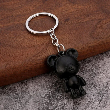 Εξαιρετικό δημιουργικό κράμα ψευδαργύρου Βίαιο μπρελόκ αρκούδας Εξαιρετικά χαριτωμένα στολίδια με κλειδί αυτοκινήτου Τσάντα κρεμαστό καρτούν Μπρελόκ Δώρο κοσμήματος