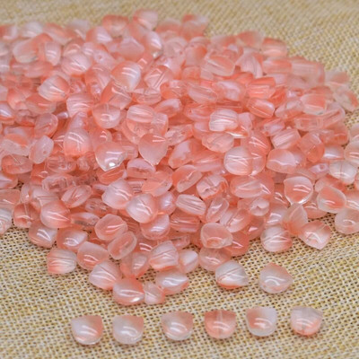 30gab 9mm Tulpes Ziedi Lampu Krelles Daudzkrāsains Stikla Flora Pērlītes Brīvas Krelles DIY Rokassprādzes Kaklarota Amatniecības piederumi