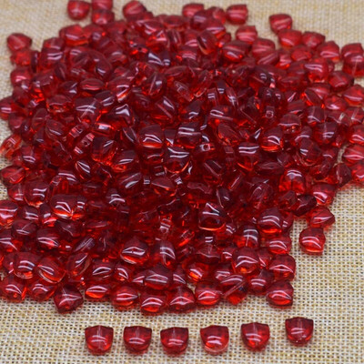 30gab 9mm Tulpes Ziedi Lampu Krelles Daudzkrāsains Stikla Flora Pērlītes Brīvas Krelles DIY Rokassprādzes Kaklarota Amatniecības piederumi