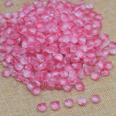 30gab 9mm Tulpes Ziedi Lampu Krelles Daudzkrāsains Stikla Flora Pērlītes Brīvas Krelles DIY Rokassprādzes Kaklarota Amatniecības piederumi