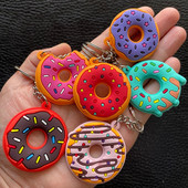 Creative Sweet Donut μπρελόκ μπομπονιέρες για πάρτι Παιδικά φαγητά Κρεμαστό μπρελόκ Μπρελόκ Πακέτο στολίδια Μπρελόκ Αξεσουάρ Δώρα