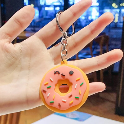 Jauns radošs, saldais virtulis, atslēgu piekariņi ballīte, labvēlība bērniem, pārtikas kulons, atslēgu piekariņi, somas, rotājumi, aksesuāri, Ziemassvētku un jaungada dāvanas